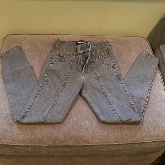 Express Denim - Express High Rise Hyper Stretch Ankle Jeans 12.5/13”W x 36”L